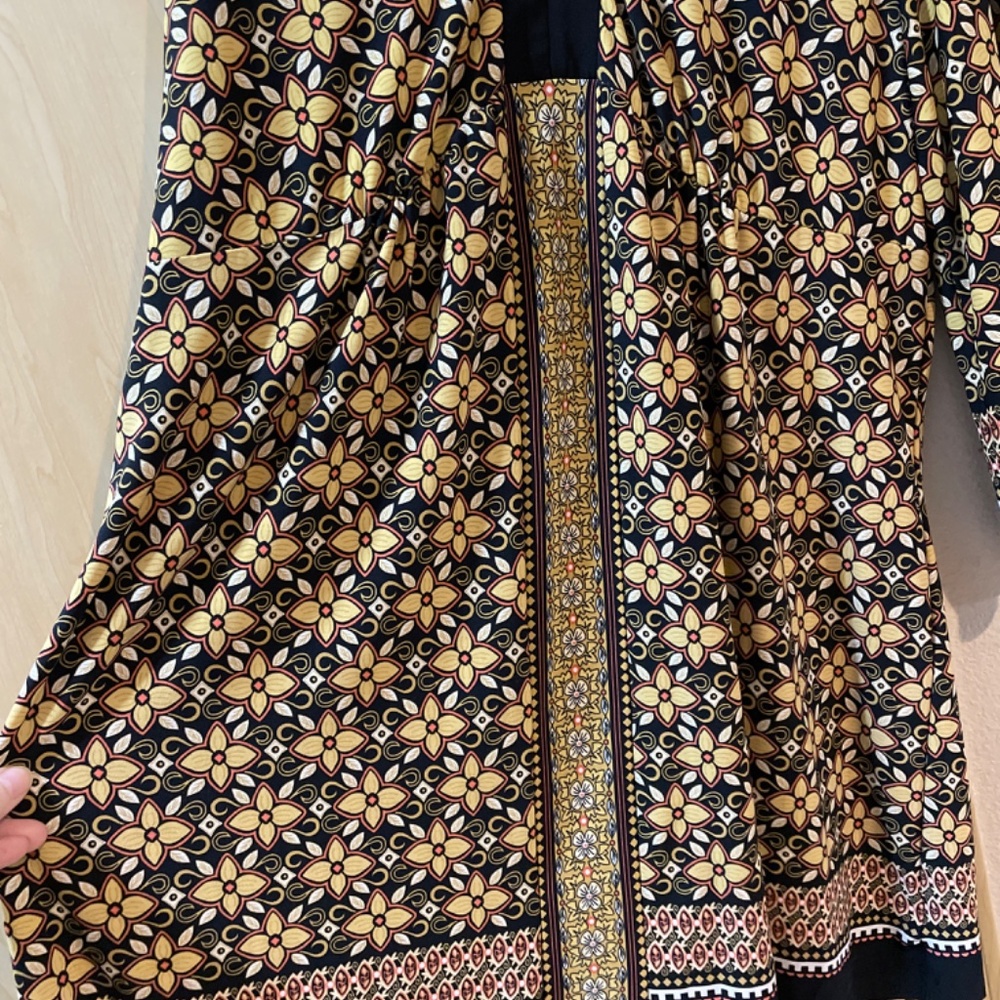 Women XL Gorgeous Boho 60’s inspired Pullover Dress - Picture 3 of 6